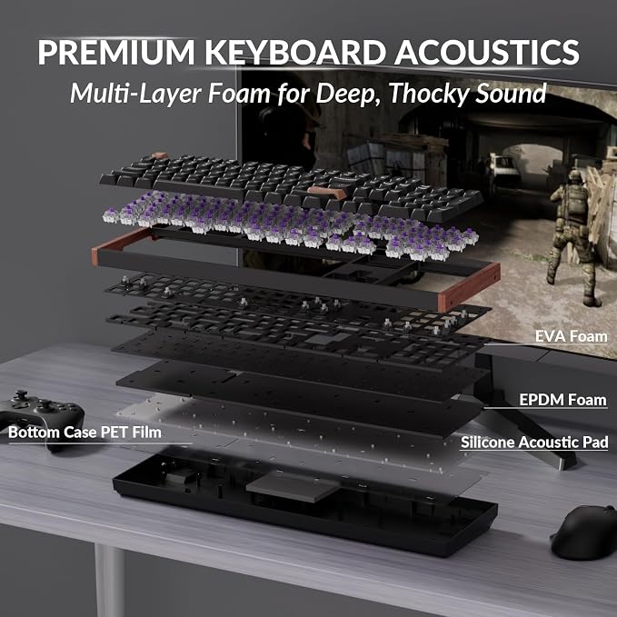 Keychron K10 HE Hall Effect Keyboard Wireless, Magnetic Switch Hot Swappable - Image 8