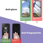 9H Tempered Glass, Anti-Glare, Full Coverage, Anti-Fingerprint, Auto Dust - Image 4