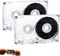 Blank Cassette Tape Case, 45/60/90 Minutes Clear Audio Recording Tape, Empty by Unknown