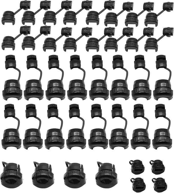 40PCS Nylon Insulation Cable Bush Grommet Electric Cable Protection Cord Buckle by Unknown