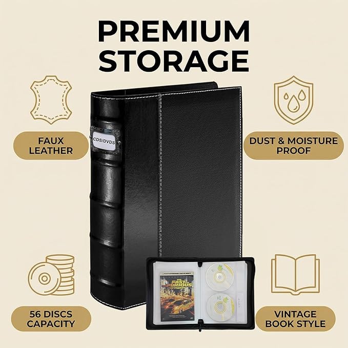 3 Pack CD DVD Storage Binder - Image 3