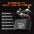 DKL5 300A LiFePO4 Motorcycle Lithium Battery, 12V 2Ah Powersports Battery - Image 3