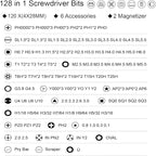128 in 1 Precision Screwdriver Set, Precision Bit Set, Professional Magnetic - Image 5