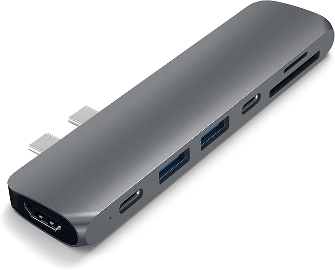 Satechi USB C Hub Adapter, USBC Dongle 7 in 1, USB-C - Image 4