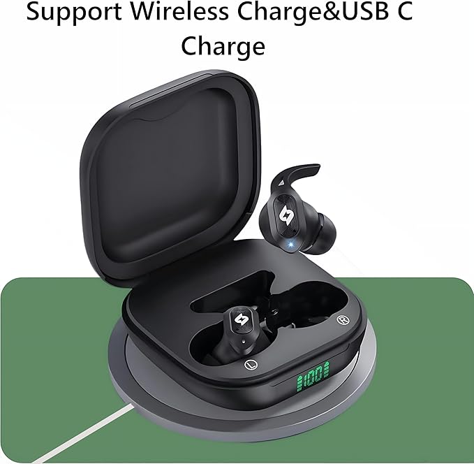 Wireless Earbuds Bluetooth Earbuds Wireless Charging Case Waterproof Headphones - Image 5