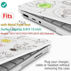 Tuiklol Case for 15 Inch Microsoft Surface Laptop 5/4/3 2022-2020, Model - Image 2