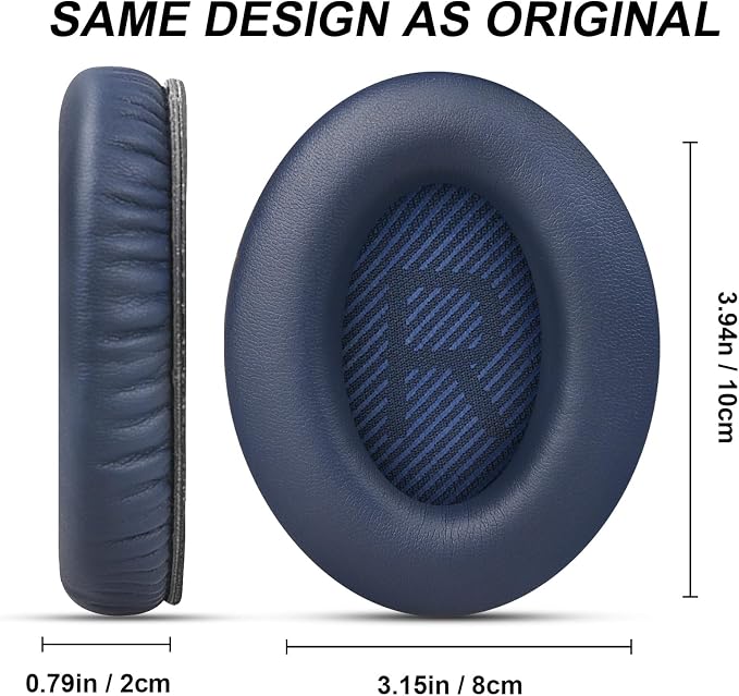Premium Replacement Ear Pads for Bose QC35 & QC35ii Headphones by GEVO- - Image 3