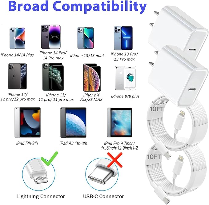 10FT iPhone Fast Charger - Image 6