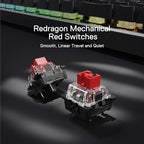 Redragon K556 PRO Upgraded Wireless RGB Gaming Keyboard, BT/2.4Ghz Tri-Mode - Image 5