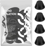 Speaker Isolation Feet – 4-Pack 1.5" Bigfoot Rubber Pads – Non-Adhesive by HudsonHi-Fi
