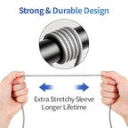 MFi Certified Charger Cable Metal Braided USB Cable - Image 6