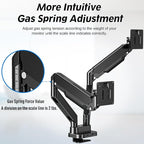 MOUNTUP Dual Monitor Mount Fits Max 39'' Screen, Ultrawide Dual Monitor Desk - Image 4