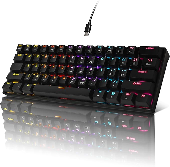 Mechanical Keyboard, 60% Mechanical Gaming Keyboard by BangsanthGamingKeyboard