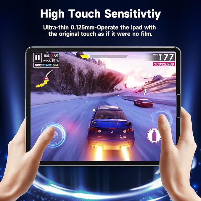 2 Pack Screen Protector for iPad Pro 11 & iPad Air 5/4, Ultra HD, Anti Glare - Image 6