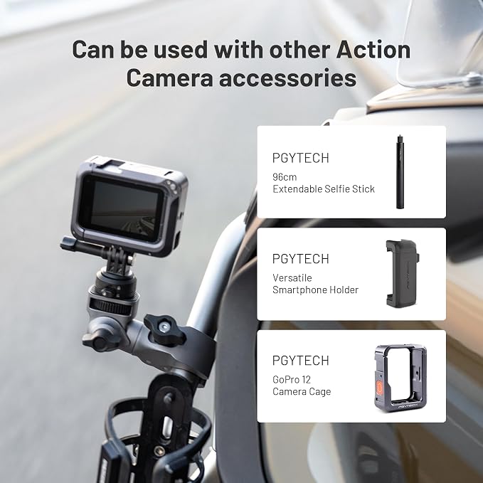 PGYTECH CapLock Super Clamp Mount, Aluminum Alloy Bracket - Image 8