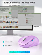 Trueque Wireless Mouse for Laptop, 2.4GHz Ergonomic Computer Mouse - Image 6