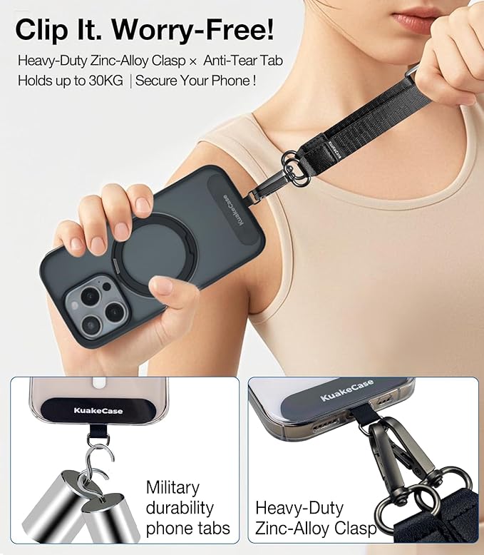 Phone Lanyard Crossbody, Adjustable Anti-Theft Neck Strap - Image 4