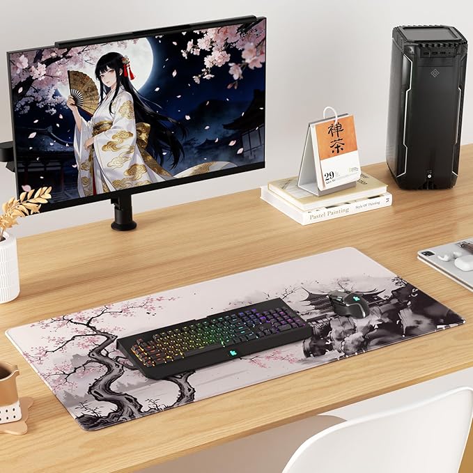 KTRIO Large Gaming Mouse Pad Desk Mat, Superior Micro-Weave Cloth, Non-Slip - Image 6