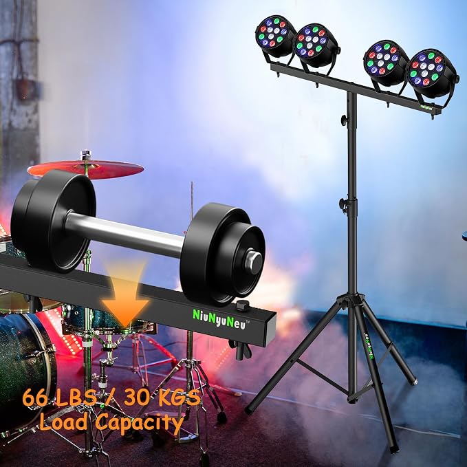 Dj Light Stand Metal T-Bar Stage Stand - Image 6