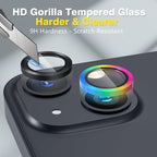 AGVEE 3+3 6 Pack for iPhone 15 6.1" / 15 Plus 6.7" Camera Lens Cover Protector - Image 6