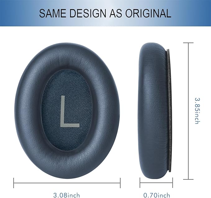 GEVO Replacement Ear Pads for Bose QC45, Ear Cushions for Bose QuietComfort 45 - Image 8