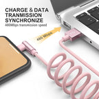 2 Pack 90 Degree iPhone Charger 10Ft Mfi Certified Lightning Cable Right Angle - Image 3