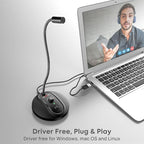 USB Computer Microphone with Mute Button, Plug&Play Condenser, PS4 Mic -360 - Image 5