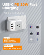 Italy Travel Plug Adapter 2 Pack, TESSAN Italy Power Adaptor - Image 4