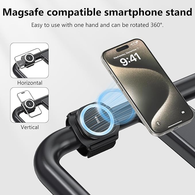 VRIG 360 Rotatable Magnetic Wristband Phone Holder, Armband Cell Phone Holder - Image 3