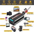 3000W Power Inverter 12V DC to AC 110V/120V 6000W Converter 3 sockets car - Image 5