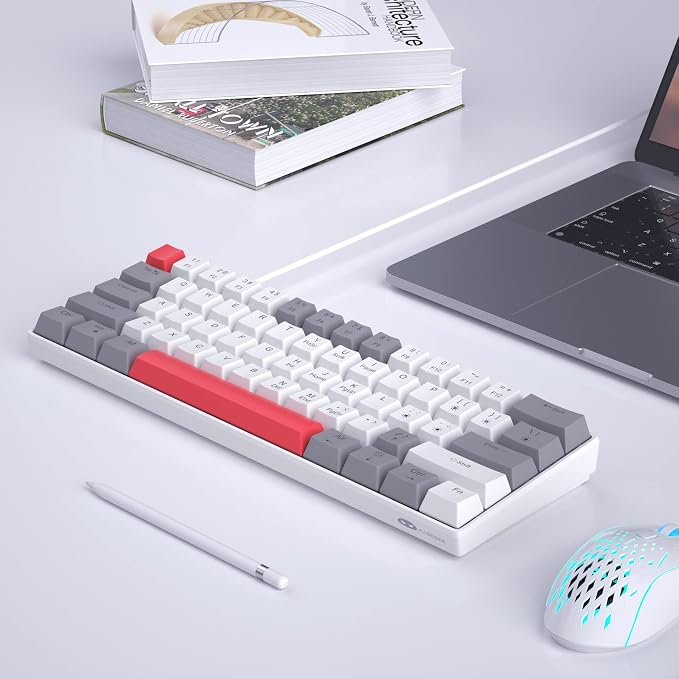 60% Mechanical Gaming Keyboard, Mixed Color Keycaps Gaming Keyboard - Image 7