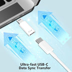 USB C to Lightning Adapter, Stuffcool 4Pack Lightning Male to USB C Female - Image 5