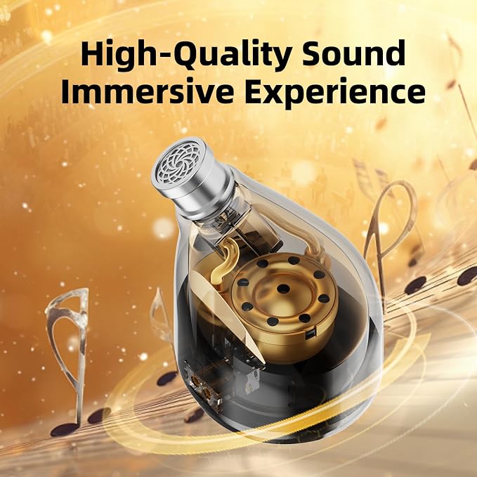 HiFiGo KEFINE Quatio in Ear Monitor, 2DD+2BA Hybrid IEMs - Image 4