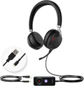 Yealink UH38 Bluetooth USB Wired Headset, Work Headset by RedefineYourWorkplace