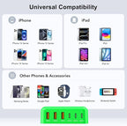 USB C Fast Charger 100W GaN 6 Port Type USB C Charging Station Hub Block Wall - Image 3