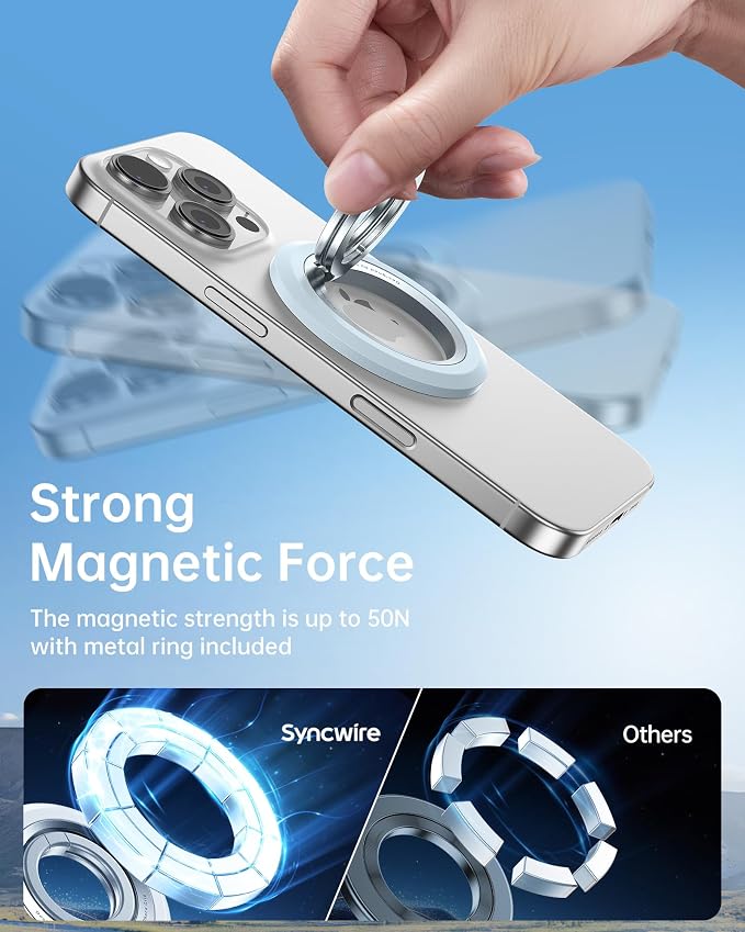 SYNCWIRE Magnetic Phone Ring Holder - Image 4