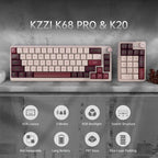 K68 Pro Gaming Keyboard, Layout Compact Wireless Mechanical Keyboard, Gasket - Image 3