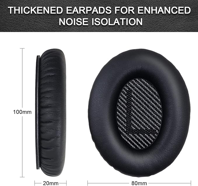 Replacement Ear Pads for Bose QuietComfort 15/25/AE/AE2, Headphone Ear Covers - Image 3