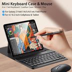 for Samsung Galaxy Z Fold 7 6 5 Keyboard and Mouse, Portable Mini 7.9 inch - Image 2
