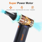X117 Compressed Air Duster-150000RPM Super Power Electric Air Duster, 3-Gear - Image 2