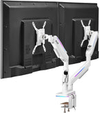 AVLT RGB Lights Dual 17”-43” Gaming Monitor Arm Desk Mount, Fits Two by AVLT-USA