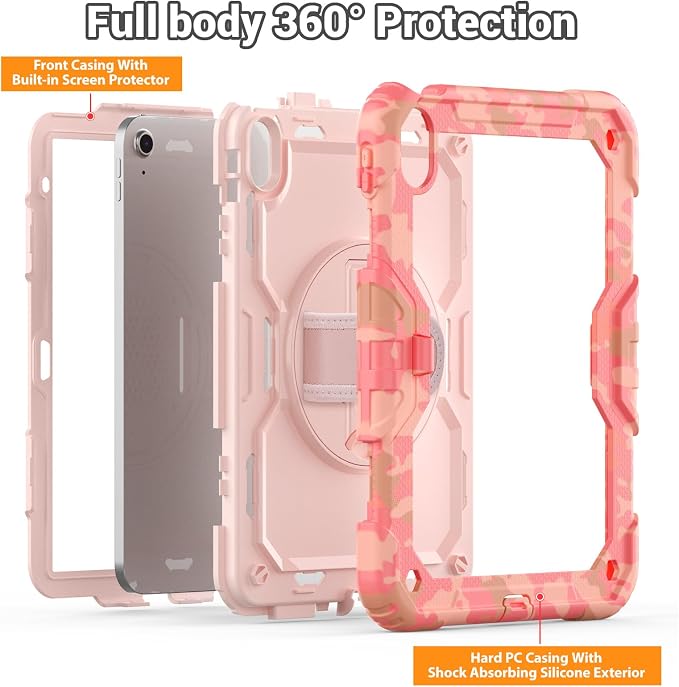 SEYMAC for iPad 11th/10th Generation 2025/2022, Heavy Duty Full-Body Shockproof - Image 5