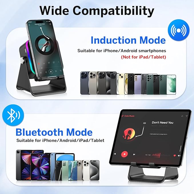 Wireless Induction Speaker 5-in-1 Bluetooth Speaker - Image 7