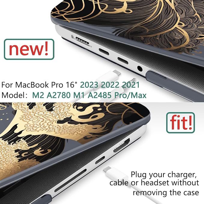 DONGKE for M4 MacBook Pro 16 Inch Case 2024 2023 2021 A3403 A3186 M3 A2991 M2 - Image 2