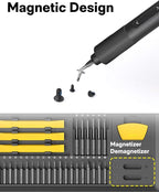HOTO Precision Screwdriver Set, 110° Upright Workpad, Mini Electric Screwdriver - Image 6