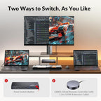 AV Access Docking Station KVM Switch 2 Monitors 2 Laptops, 4K HDMI KVM Switch - Image 6