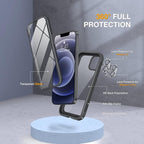 Miracase Glass Series for iPhone 12/12 Pro Case 6.1 inch, Upgraded Full-Body - Image 3