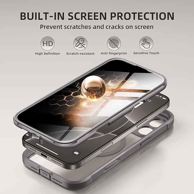 BERFY Magnetic for iPhone 16 Pro Max Case, Compatible - Image 4