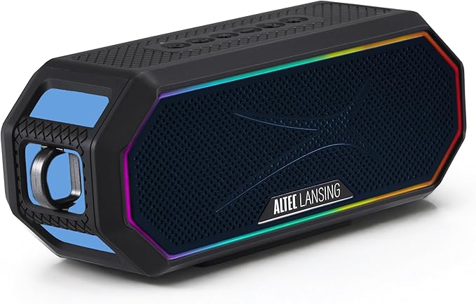 Altec Lansing Magnetic Bluetooth Speaker HYDRAJOLT 2.0, Waterproof IP67 by ALTEC