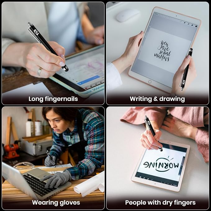 TCD 10-Pack Stylus Pen Set – Universal Capacitive Pen - Image 5